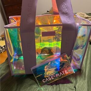 Case-Mate Iridescent Tote with Pouch